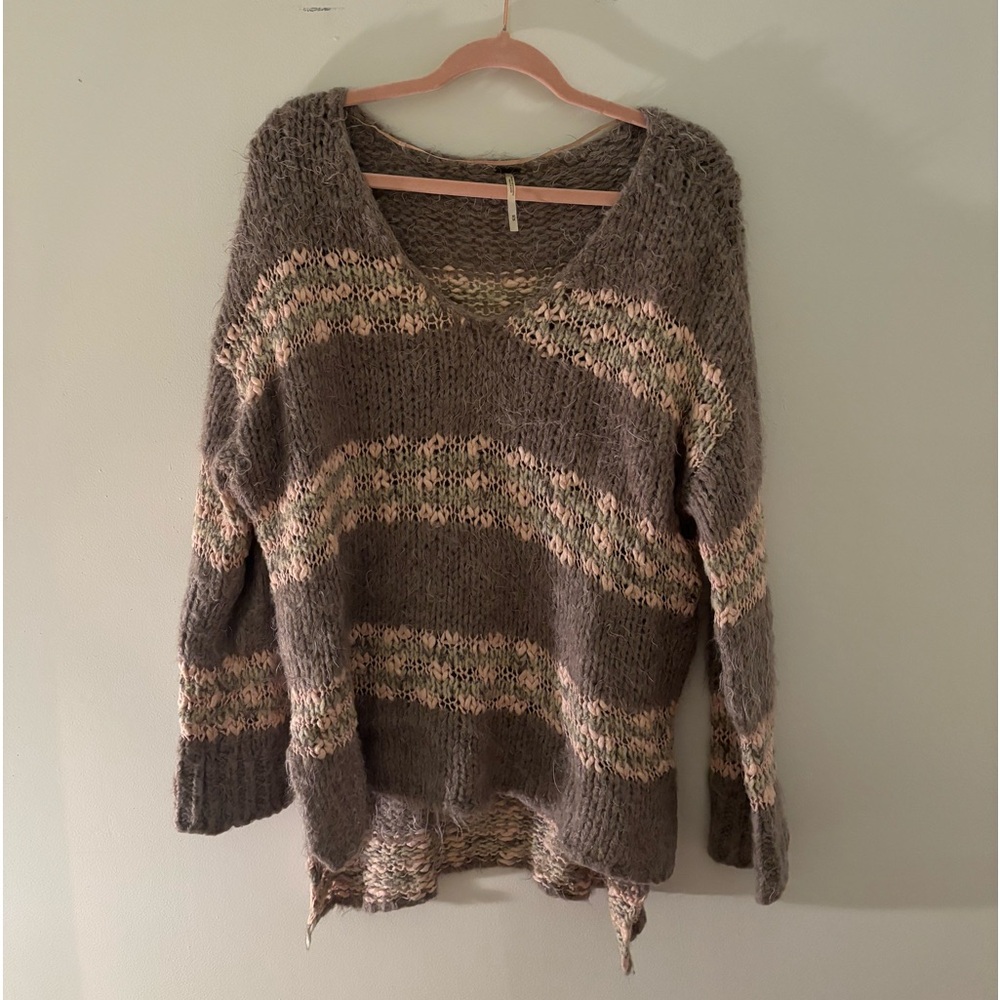 Free People Beachy Over Sized Sweater